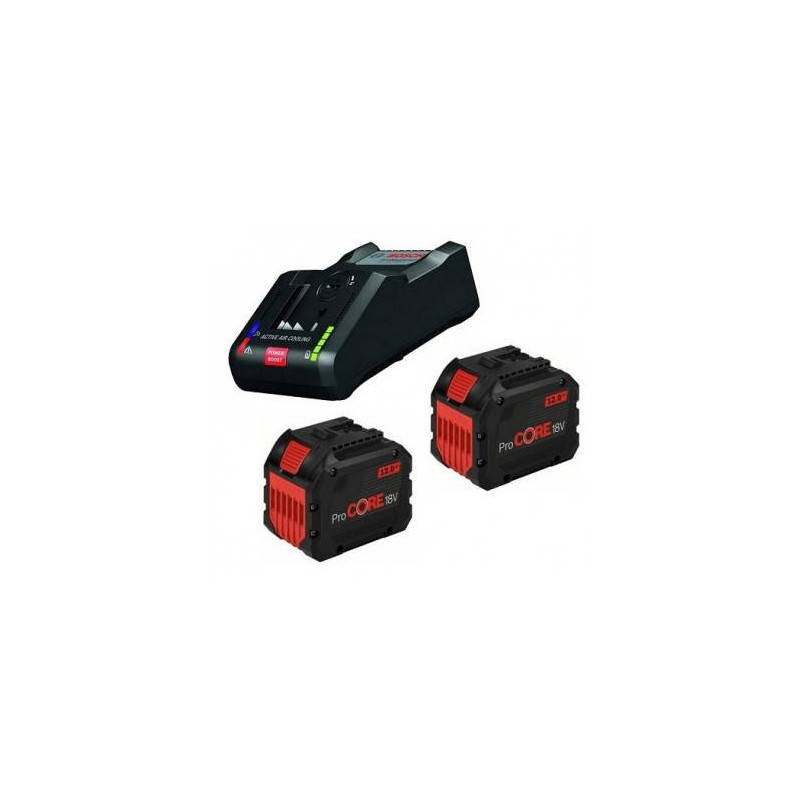 Bosch Professional Pack batteries ProCORE 18V 12Ah et chargeur GAL 18V-160C 1600A016GY Kobleo
