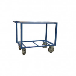 Fimm Servante d'atelier charge 500 kg 1 plateau bois médium 1060x680mm roue Kobleo