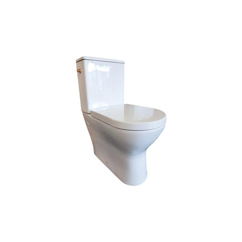 Allibert Pack WC à poser sortie horizontale 3/6 L double chasse couleur blanc K Kobleo