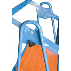 Fimm Servante bacs armature tubulaire seule charge 200 kg plateaux inclinab Kobleo