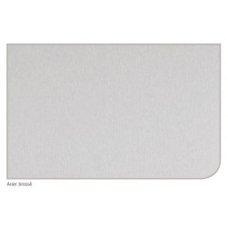 Akw Panneau mural Acier brossé 2420x600mm Kobleo