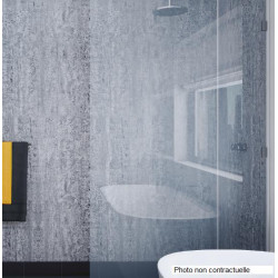Akw Panneau mural noir brillant 2420x600mm Kobleo Akw Panneau mural noir brillant 2420x600mm Kobleo