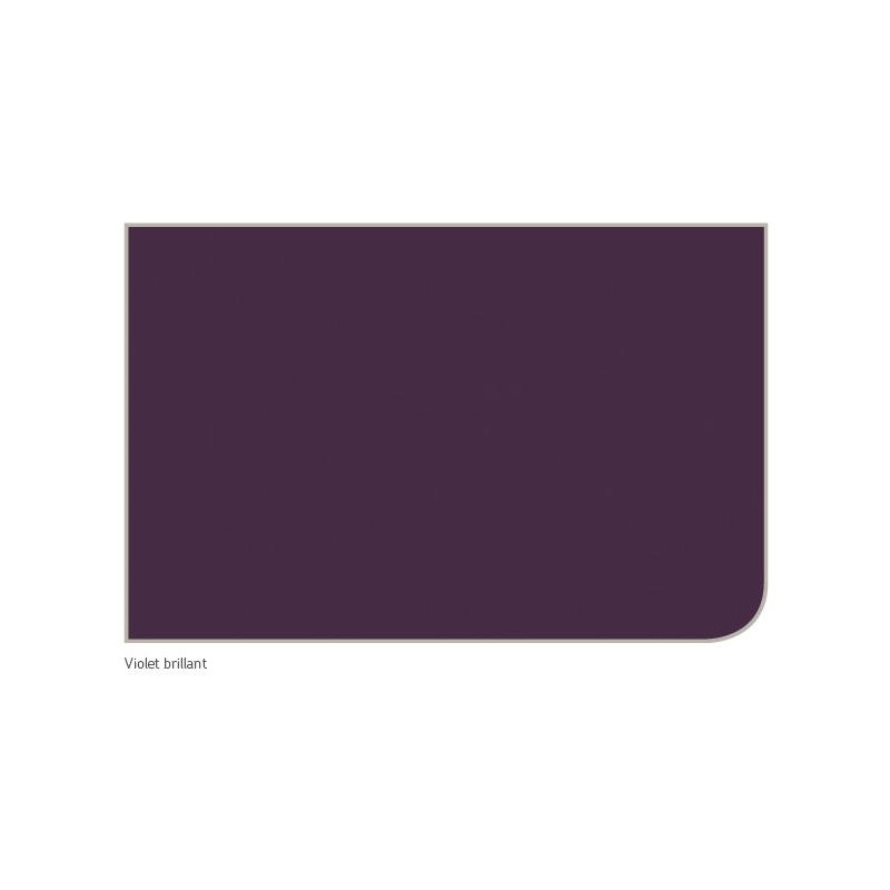Akw Panneau mural violet brillant 2420x600mm Kobleo