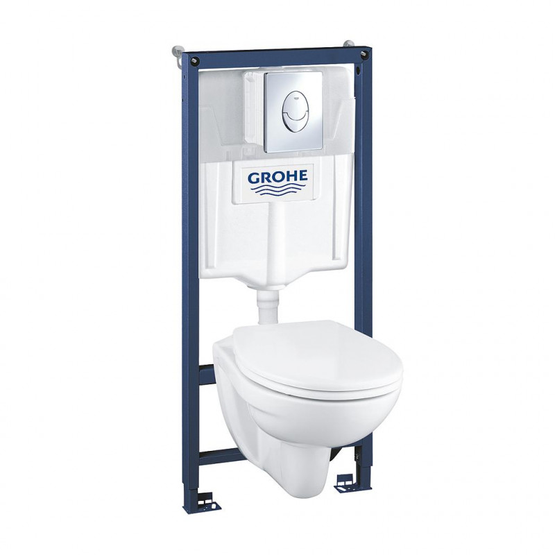 Grohe Pack WC et bâti-support 4 en 1 avec céramique Solido Perfect 39192000 Grohe Kobleo