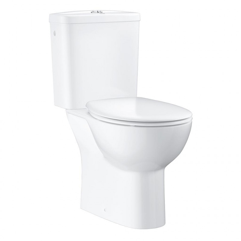 Grohe PACK WC à poser Blanc alpin sortie horizontale 3/6L 39495000 Grohe Kobleo