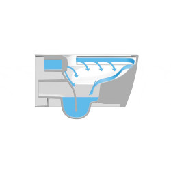 Duravit Pack WC suspendu Rimless 570 x 370 mm blanc 45290900A1 Duravit Kobleo