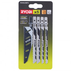 Ryobi Pack de 5 lames spéciales scie sauteuse ONE+ 100 mm RAK05JSBFC Kobleo