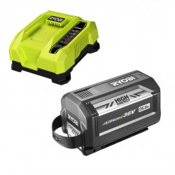 Ryobi Pack batterie 36V MaxPower 60 Ah HIGH ENERGY chargeur rapide 60 A RY36 Ryobi Kobleo