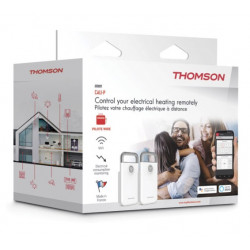 Thomson Pack de 2 modules de chauffage électrique Fil pilote WIFI 2xCALI-P Kobleo
