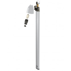 Delabie Panneau douche Sporting 2 temporisation 30s alu anodisé M1/2 Delabie Kobleo