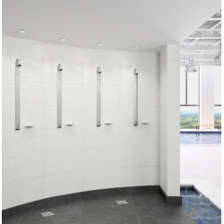 Delabie Panneau douche Sporting 2 temporisation 30s alu anodisé M1/2 Delabie Kobleo