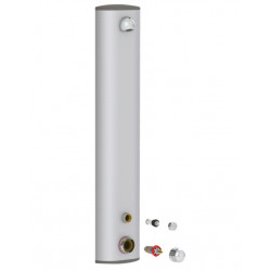 Delabie Panneau de douche SECURITHERM thermostatique temporisé ~30 sec Alu por Kobleo