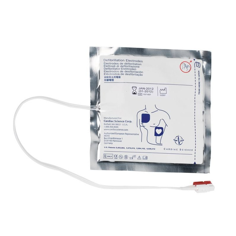 Esculape Paire d'électrodes pédiatrique pour défibrillateur G3 Esculape Kobleo