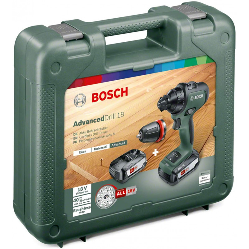 Perceuse-visseuse Bosch - AdvancedDrill 18 (Livrée dans un coffret