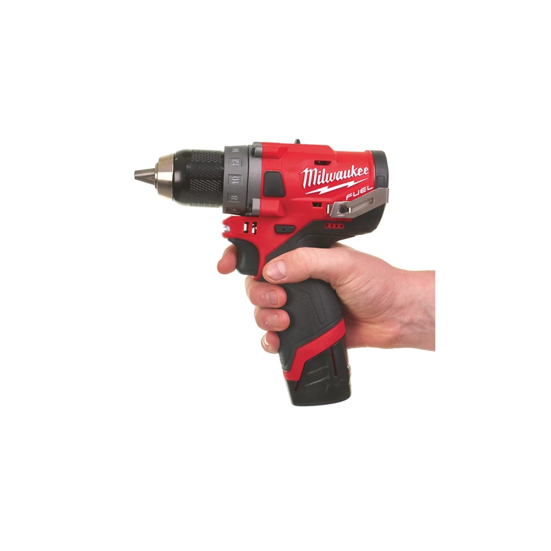 Milwaukee Perceuse visseuse 12V Li-ion 2x 2.0 Ah 37 Nm avec HD Box M12 FDD-202X Kobleo Milwaukee Perceuse visseuse 12V Li-ion 2x 2.0 Ah 37 Nm avec HD Box M12 FDD-202X Kobleo