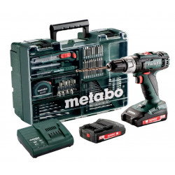 Metabo Perceuse visseuse à batterie 18V 2Ah Li-Ion BS 18 L SET Kobleo Metabo Perceuse visseuse à batterie 18V 2Ah Li-Ion BS 18 L SET Kobleo