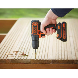Black and Decker Perceuse visseuse BDCD18K-QW 18V 1.5Ah 30Nm en coffret Black & Decker Kobleo Black and Decker Perceuse visseuse BDCD18K-QW 18V 1.5Ah 30Nm en coffret Black & Decker Kobleo