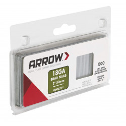 Arrow Boîte de 1000 pointes pour agrafeuse pneumatique PT18G 50 mm Kobleo
