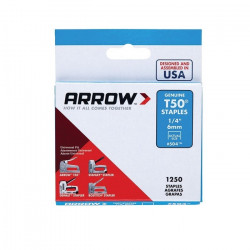 Arrow Boîte de 1250 agrafes T50 6mm Arrow Kobleo