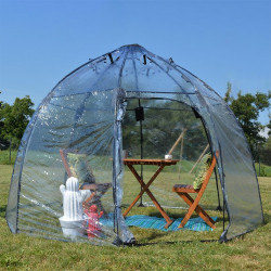 Mundus Bulle d'hiver extérieur 6 m² Diam 2.8 m translucide Kobleo