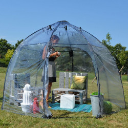 Mundus Bulle d'hiver extérieur 6 m² Diam 2.8 m translucide Kobleo