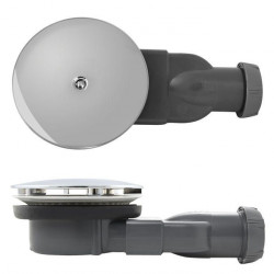 Wirquin Bonde Wirquin Slim Douche D90mm membrane en silicone débit 33,6L/mn Kobleo