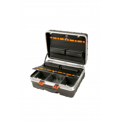 Bahco Boîte outils rigide 42 L sur roulettes pochettes plastique 465x215x352 Bahco Kobleo