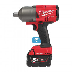 Milwaukee Boulonneuse chocs FUEL ONE-KEY 18V Li-Ion 50Ah 1627Nm O'Ring M18 ONEFH Kobleo Milwaukee Boulonneuse chocs FUEL ONE-KEY 18V Li-Ion 50Ah 1627Nm O'Ring M18 ONEFH Kobleo