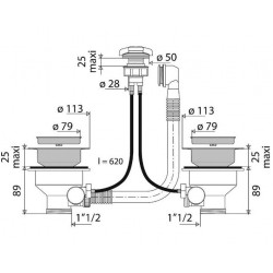 Valentin Bonde à panier automatique 2 cuves Kobleo