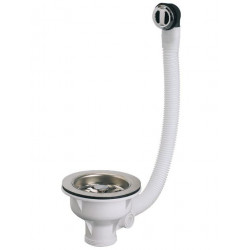 Valentin Bonde à panier manuelle pour évier 1 cuve Diam 90 mm Kobleo