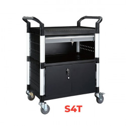 Stockman Servante 250 kg 3 plat. 680x450 1 tiroir porte S4T Kobleo
