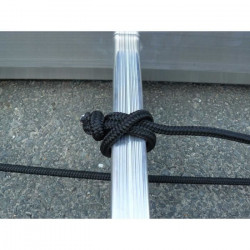 Escalux Echelle alu semi-Prole coulissante corde 2x17 Haut travail 880 m Escal Kobleo