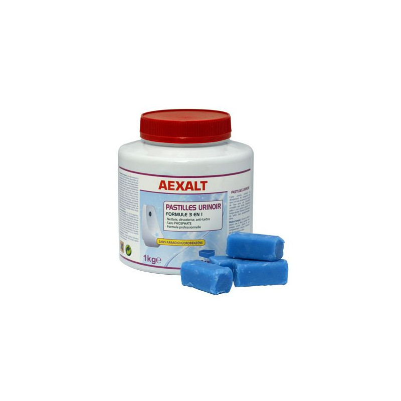 Aexalt Boîte de 35 pastilles urinoirs formule en 1 parfum agrume 1Kg Kobleo