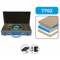 Leman Coffret porte-outils à profiler 12 paires de fers ht 50 mm 093503012 Leman Kobleo