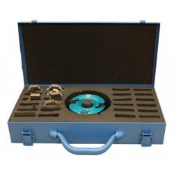 Leman Coffret porte-outils à profiler 12 paires de fers ht 50 mm 093503012 Leman Kobleo