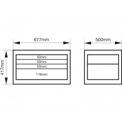 Bahco Coffre classique C85 26 avec 4 tiroirs rouge 417 x 500 x 677 mm 1485K Kobleo