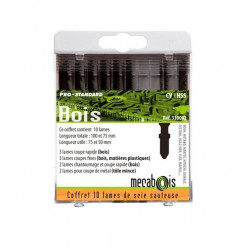 Sidamo Coffret 10 Lames Scie Sauteuse Attache En T Kobleo