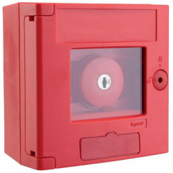 Legrand Coffret coup de poing rouge sans voyant Kobleo