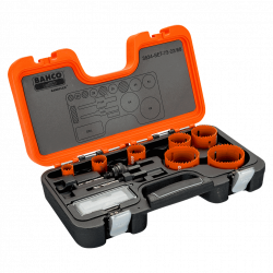 Bahco Coffret de scies trépans bimétal Sandflex 12 mm-68 mm 10 pcs 3834-SET Bahco Kobleo