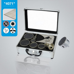 Leman Coffret de 10 trépans diamantés 6 pans D6 à 68 guide carrelage Leman Kobleo Leman Coffret de 10 trépans diamantés 6 pans D6 à 68 guide carrelage Leman Kobleo