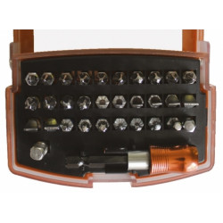 Leman Coffret 32 pièces embouts de vissage à code couleur 56932 Leman Kobleo