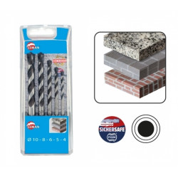 Leman Coffret 5 forets cylindriques béton 602.000.05 Leman Kobleo