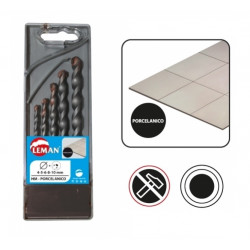 Leman Coffret 5 Forets Carrelage Diam4/5/6/8/10mm Kobleo