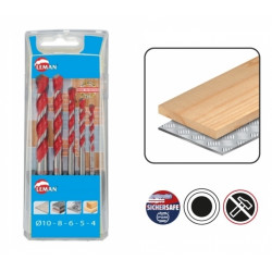 Leman Coffret 5 forets cylindriques multimateriaux 702.000.05 Leman Kobleo