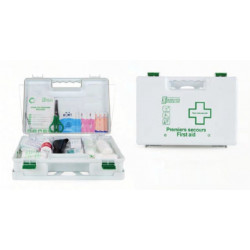 Esculape Coffret de secours multi-activités en Abs blanc 8 à 12 personnes ASEP  Kobleo
