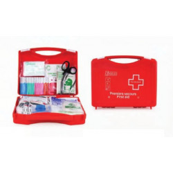 Esculape Coffret de secours 4 à 8 personnes en polypro rouge ASEP S 450 Esculape Kobleo