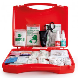 Esculape Coffret de secours polypro rouge ASEP P 55 Esculape Kobleo