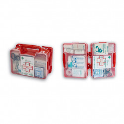 Esculape Coffret de secours en polypro rouge 20 personnes ASEP CHANTIERS Kobleo