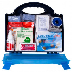 Esculape Coffret de secours polypro bleu Restauration collective Kobleo