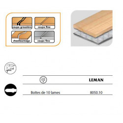 Leman Coffret 10 Lame de scie Sauteuse Universelles 8 Bois 2 Metal Kobleo